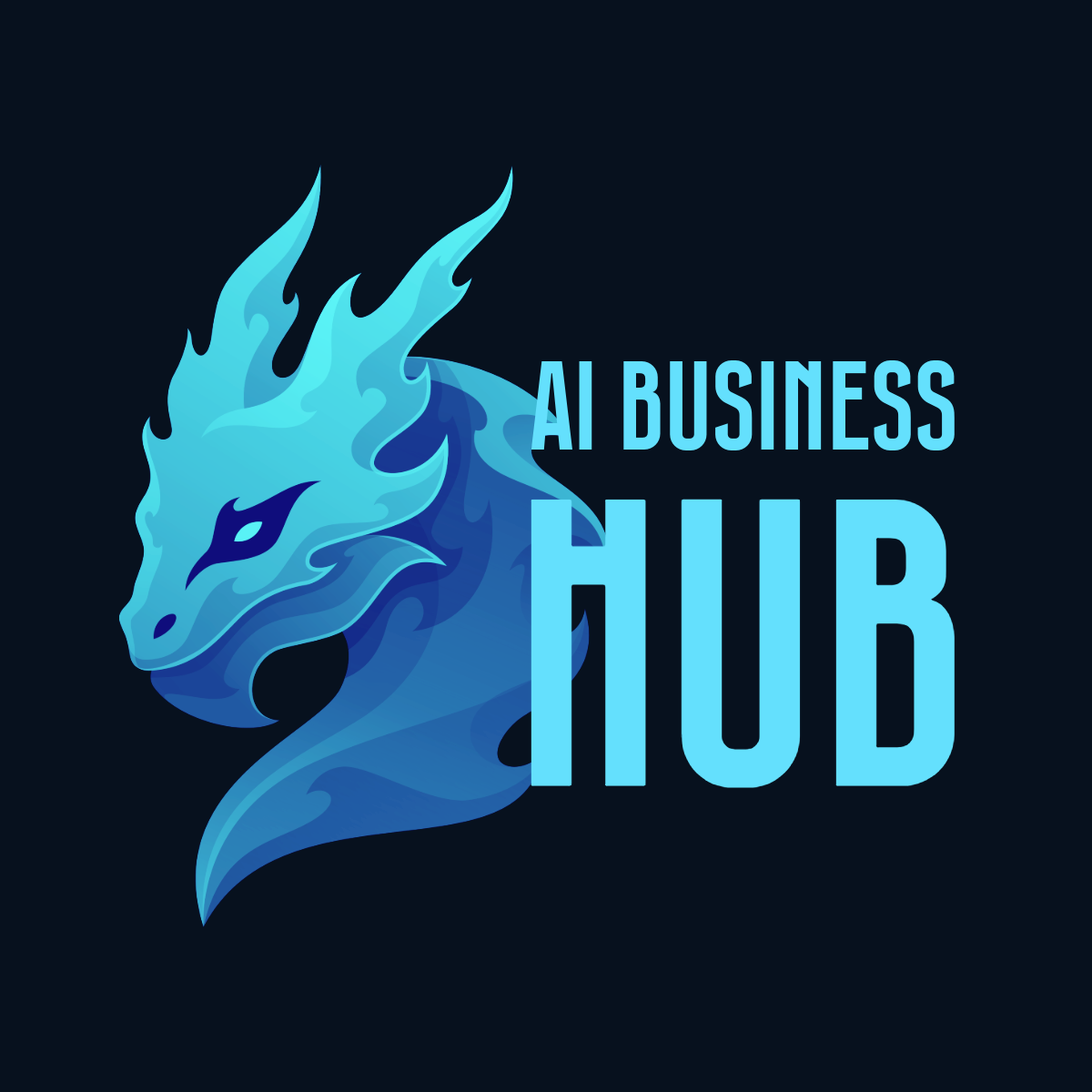 AI Business Hub - Dragon Logo